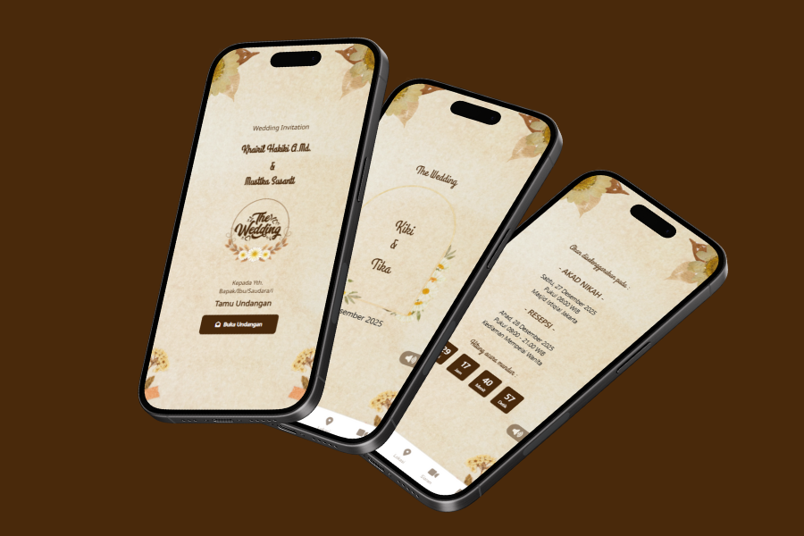 Weding Invitation Cinta Bersemi